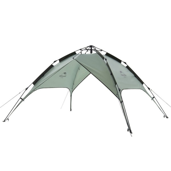 Палатка Naturehike автоматическая NH21ZP008, трехместная, серо-зеленая, 6927595777442