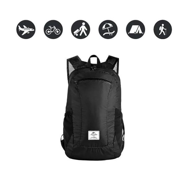 Рюкзак компактный Naturehike 18L NH17A012-B Ultra-Light, черный