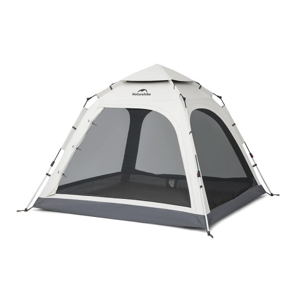Палатка Naturehike Ango Automatic CNK2550WS010 четырехместная, c навесом, серая