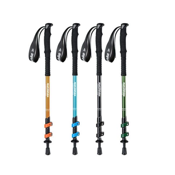 Палка Треккинговая Naturehike ST01 6061 AL NH17D001-Z  с 3 узлами женские 57-120 золотые, 6927595720257