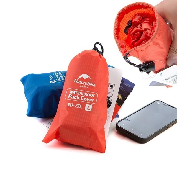 Чехол на рюкзак Naturehike NH15Y001-Z водонепроницаемый синий 50-75 L, 6927595707654