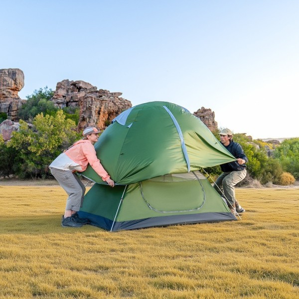 Палатка Naturehike Bleik Series CNK2550WS038 Type A, двухместная, зеленая