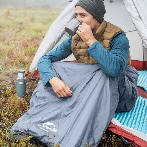 Мешок спальный Naturehike NH21MSD09 мини LW180, размер M, зеленый, 6927595777930