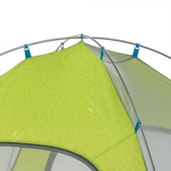 Палатка Naturehike P-Series NH18Z022-P 210T/65D двухместная, светло-зеленая 2, 6975641887782