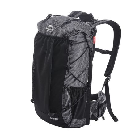 Рюкзак Naturehike Rock Series NH19BP095 60L+5L с рамой, dyneema, черный