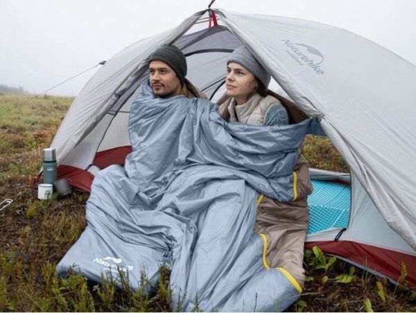 Мешок спальный Naturehike NH21MSD09 мини LW180, размер M, зеленый, 6927595777930