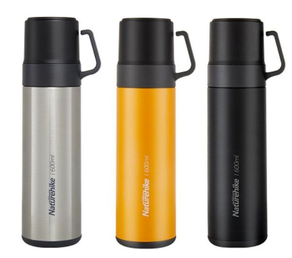 Термос Naturehike NH17S020-B 3в1 600мл черный, 6927595724132