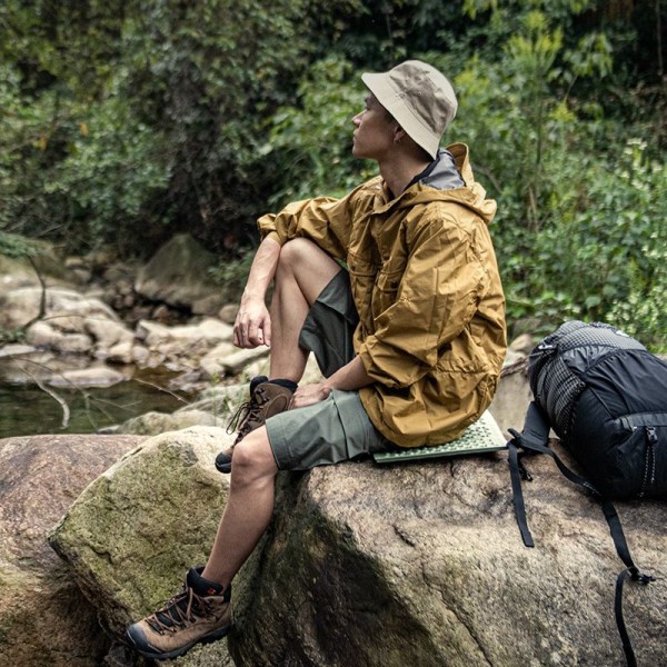 Подушка Naturehike NH20PJ025 складная темно-зеленая, 6927595767832 (без заводской упаковки, в зип пакете)