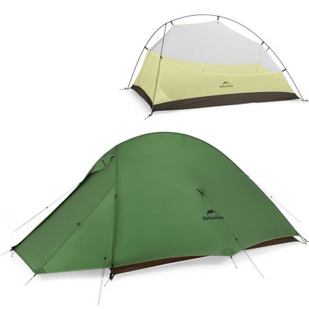 Палатка 2-местная Naturehike Cloud up Pro CNK2350WS020, зеленый
