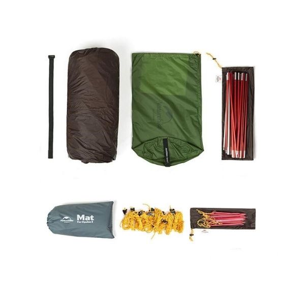 Палатка двухместная Naturehike Opalus NH20ZP001,оранжевая, 6927595750667
