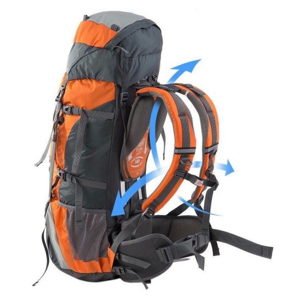Рюкзак Naturehike NH70B070-B 70L оранжевый, 6927595709016