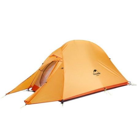 Палатка сверхлегкая  Naturehike Сloud up 1 NH18T010-T одноместная с ковриком, оранжевая, 6927595730546