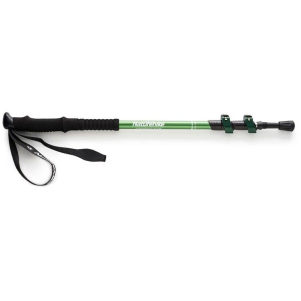 Палка треккинговая Naturehike ST 01 6061 (3-секции) NH17D001-Z (62-135cm) зелёный (новый, царапины, потертости)