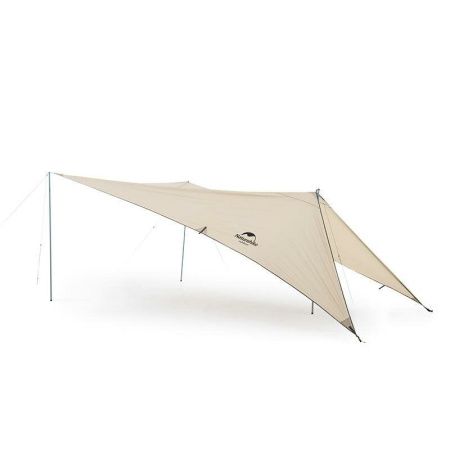 Тент  Naturehike Car Rear Canopy NH21TM001, 590*340 см для кемпинга песочный  (с тремя стойками), 6927595777831