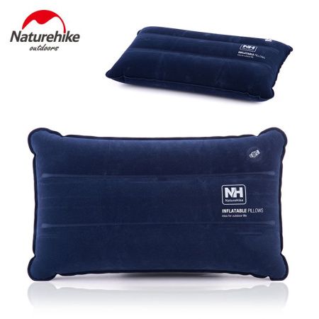 Подушка Naturehike NH18F018-Z надувная прямоугольная темно синяя, 6975641885504