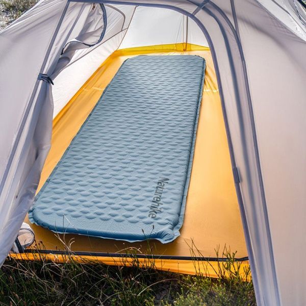 Коврик самонадувной Naturehike CNK2300DZ013 Ultralight Large, прямоугольный, голубой, 6976507665780