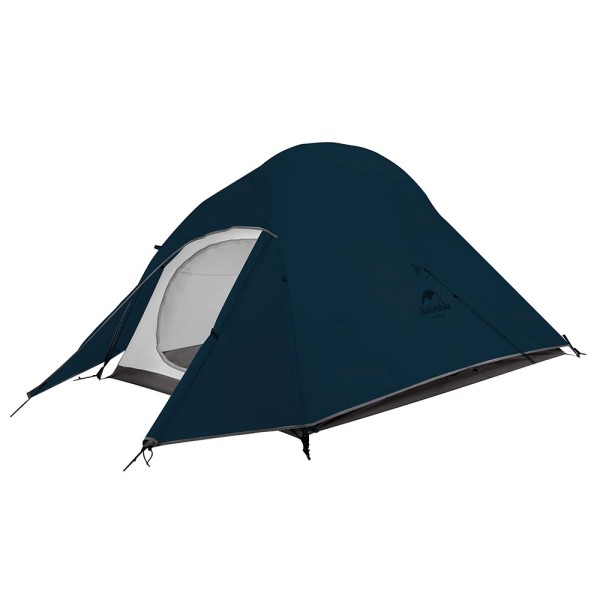 Палатка Naturehike Сloud up 2 NH17T001-T 20D двухместная с ковриком, синяя