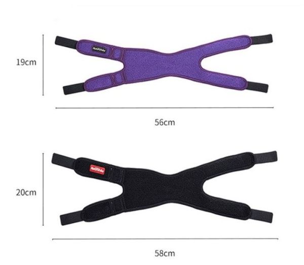 Наколенник Naturehike Strap-20HJ NH20HJ009 двойная регулируемая защита сухожилия мужской черный, 6927595749173