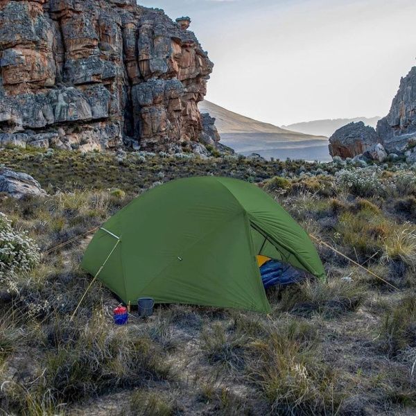 Палатка 2-местная Naturehike сверхлегкая Mongar NH17T007-M, 210T , зеленый