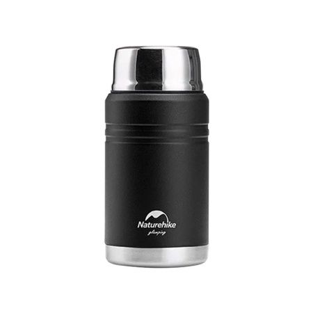 Термос Naturehike NH20SJ041  750мл (для еды) , черный, 6927595767481
