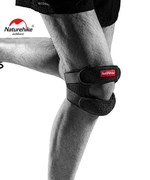 Наколенник Naturehike Strap-20HJ NH20HJ009 двойная регулируемая защита сухожилия мужской черный, 6927595749173
